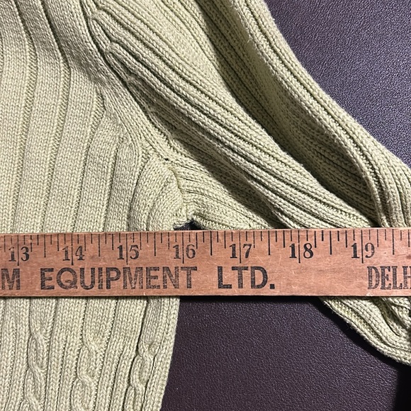 Y2K Lime Green Cowl Neck Sweater - Picture 8 of 10